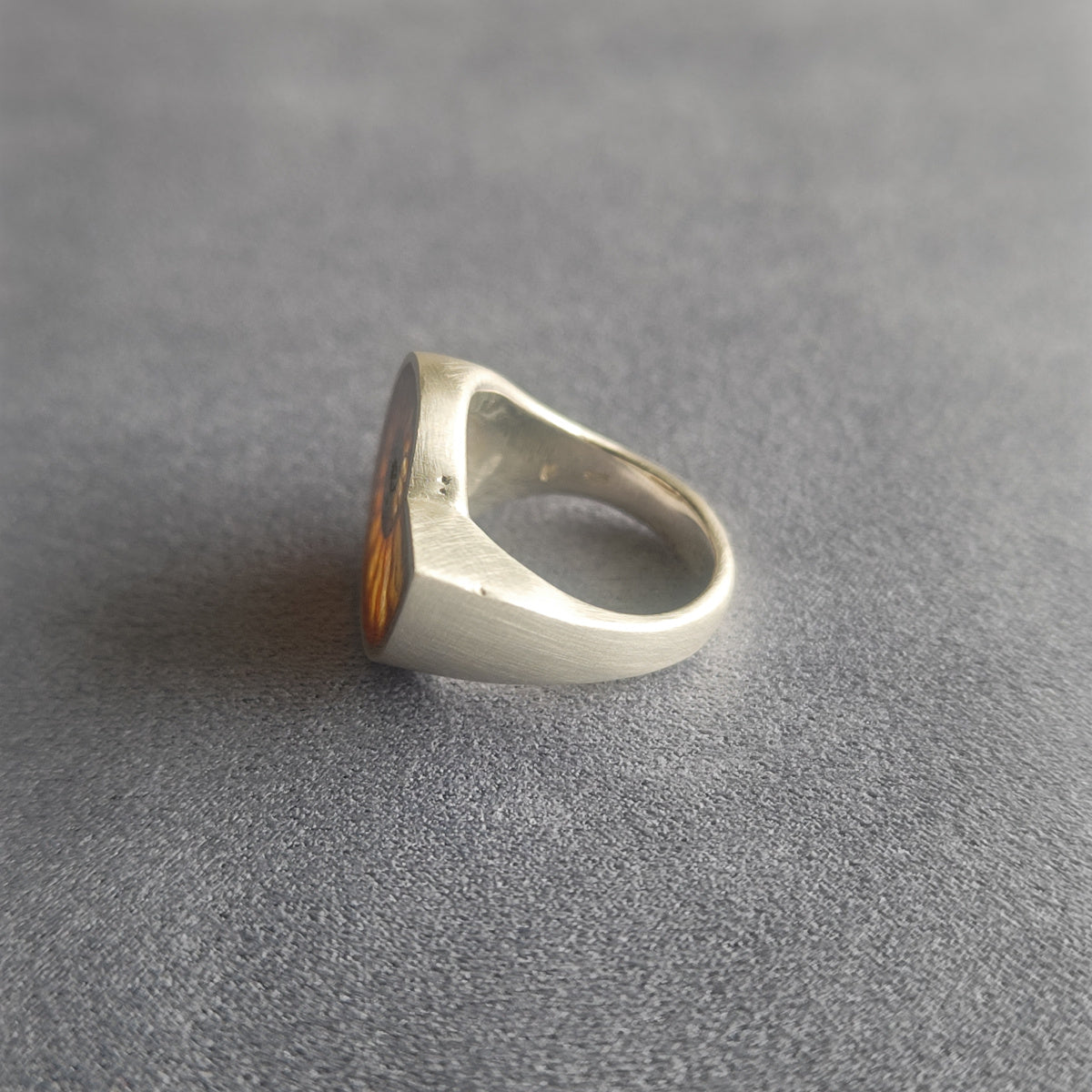 No.0005 Ammonite Signet Ring #13