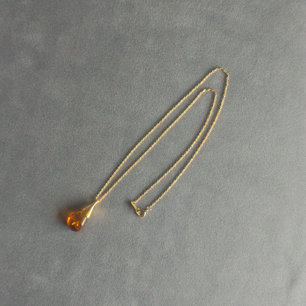 No.0008 琥珀 ネックレス