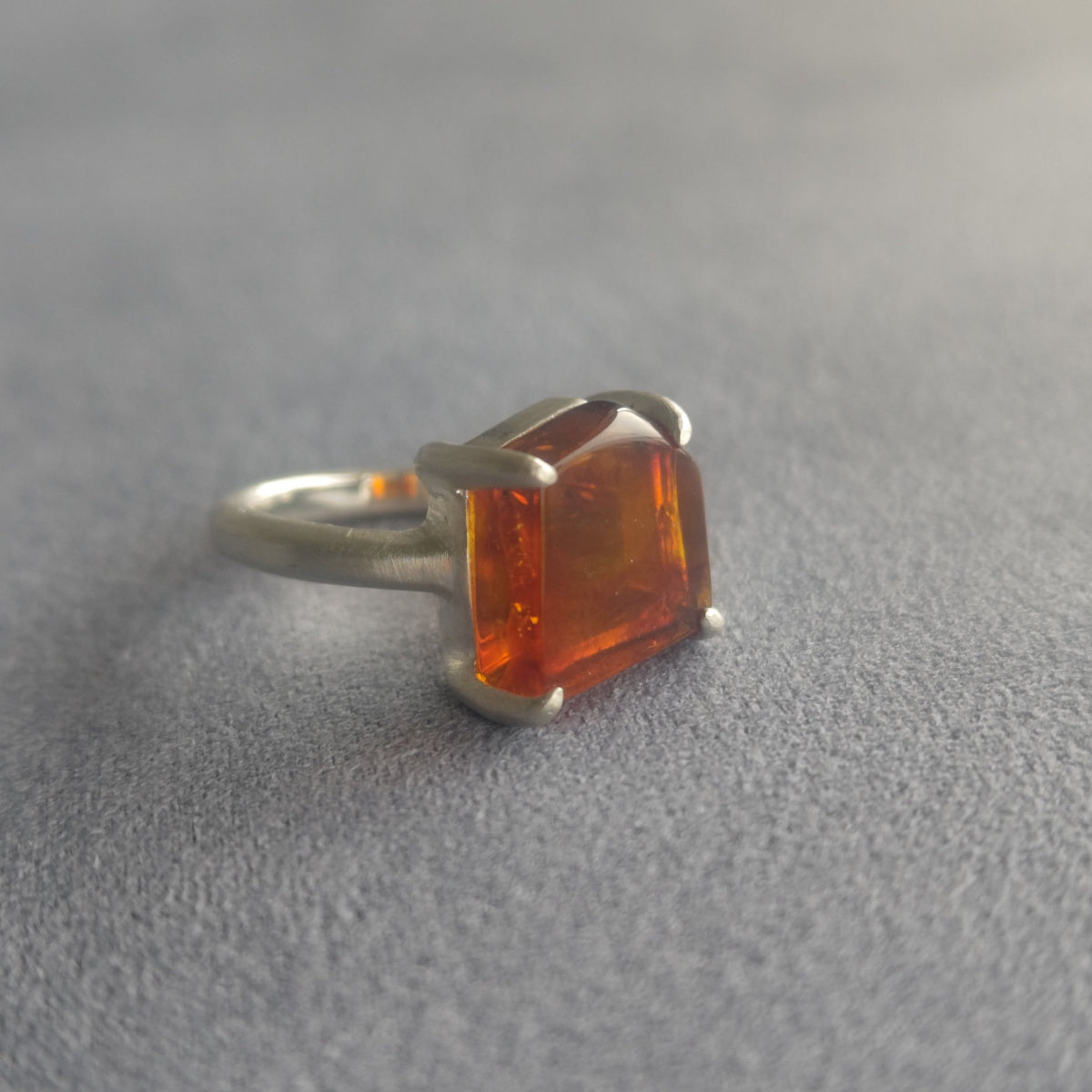 No.0033 Insect in Amber Ring #13