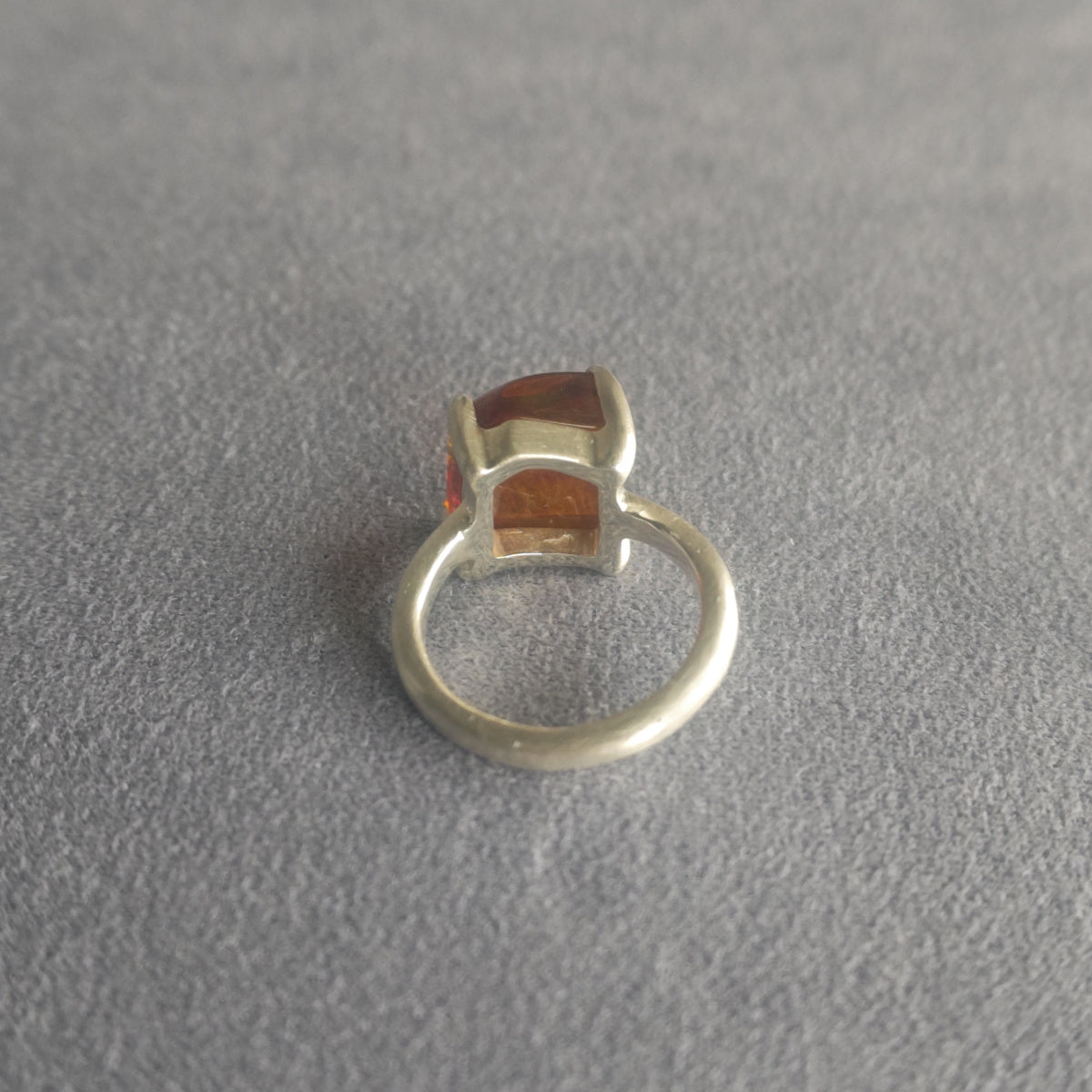 No.0033 Insect in Amber Ring #13
