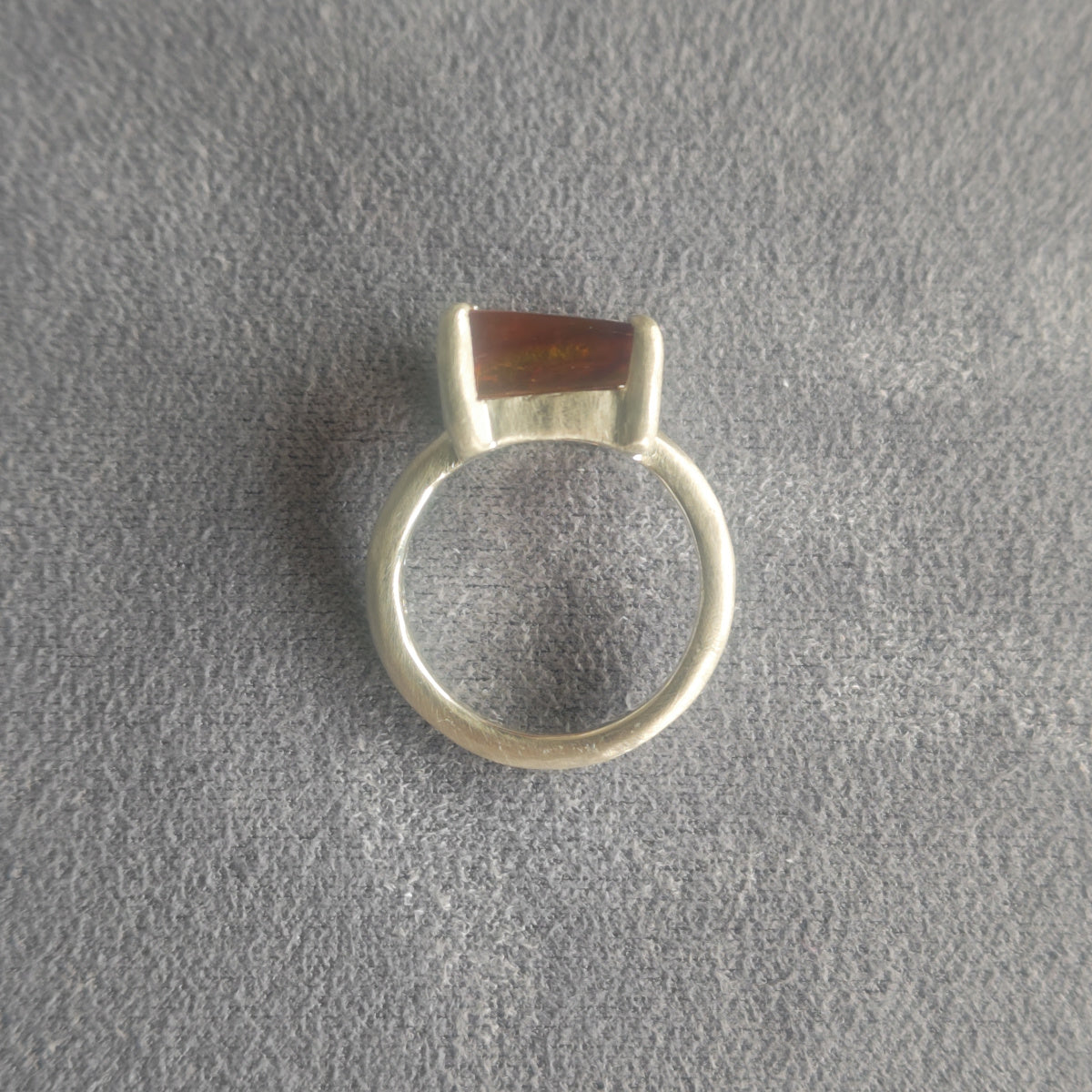 No.0033 Insect in Amber Ring #13