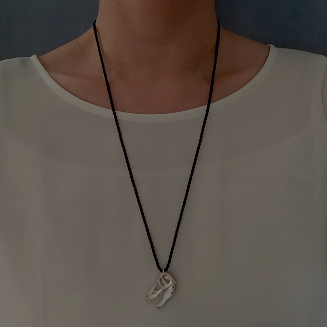 Skull Fossil ネックレス