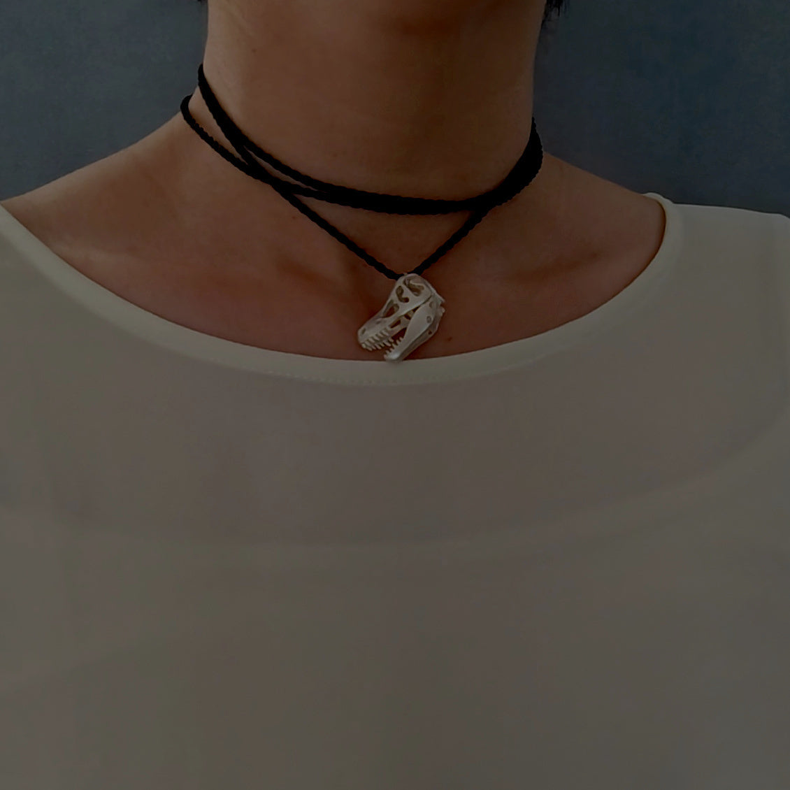 Skull Fossil ネックレス
