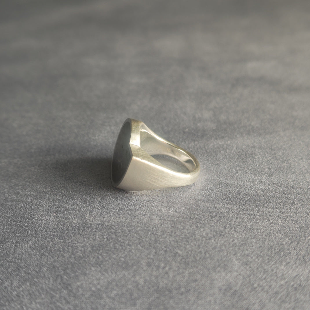 No.0011 アンモナイト シグネットリング #11