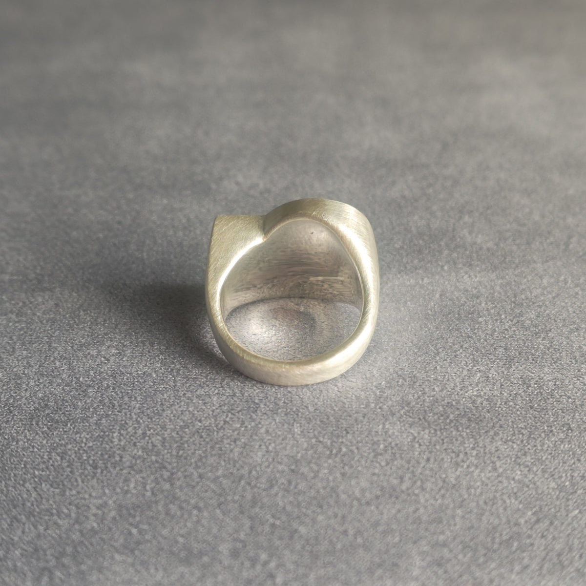 No.0012 アンモナイト シグネットリング #13