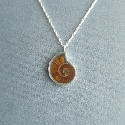 No.0022 アンモナイト ネックレス