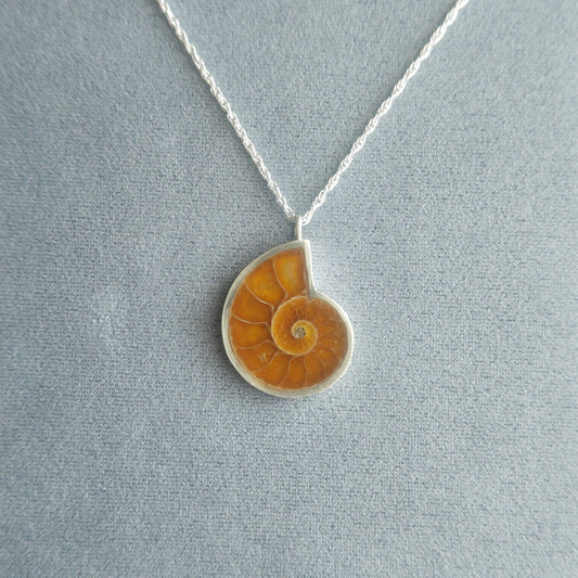No.0021 アンモナイト ネックレス