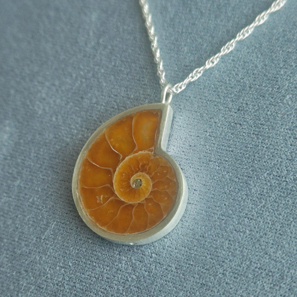 No.0021 アンモナイト ネックレス