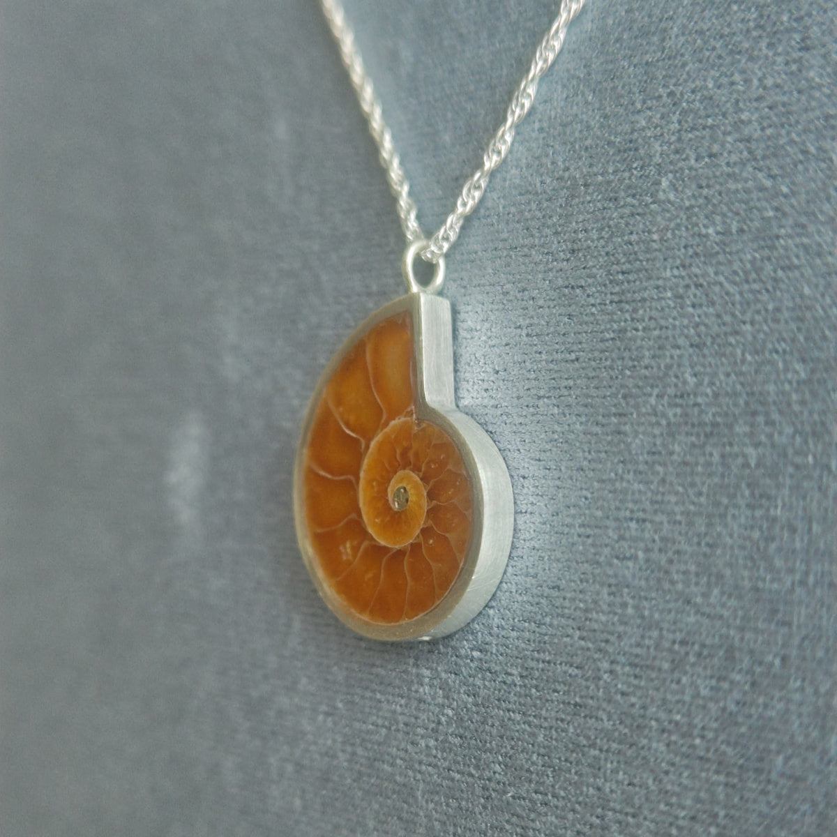 No.0021 アンモナイト ネックレス