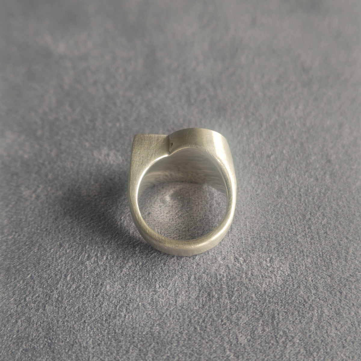 No.0034 Ammonite Signet Ring #7