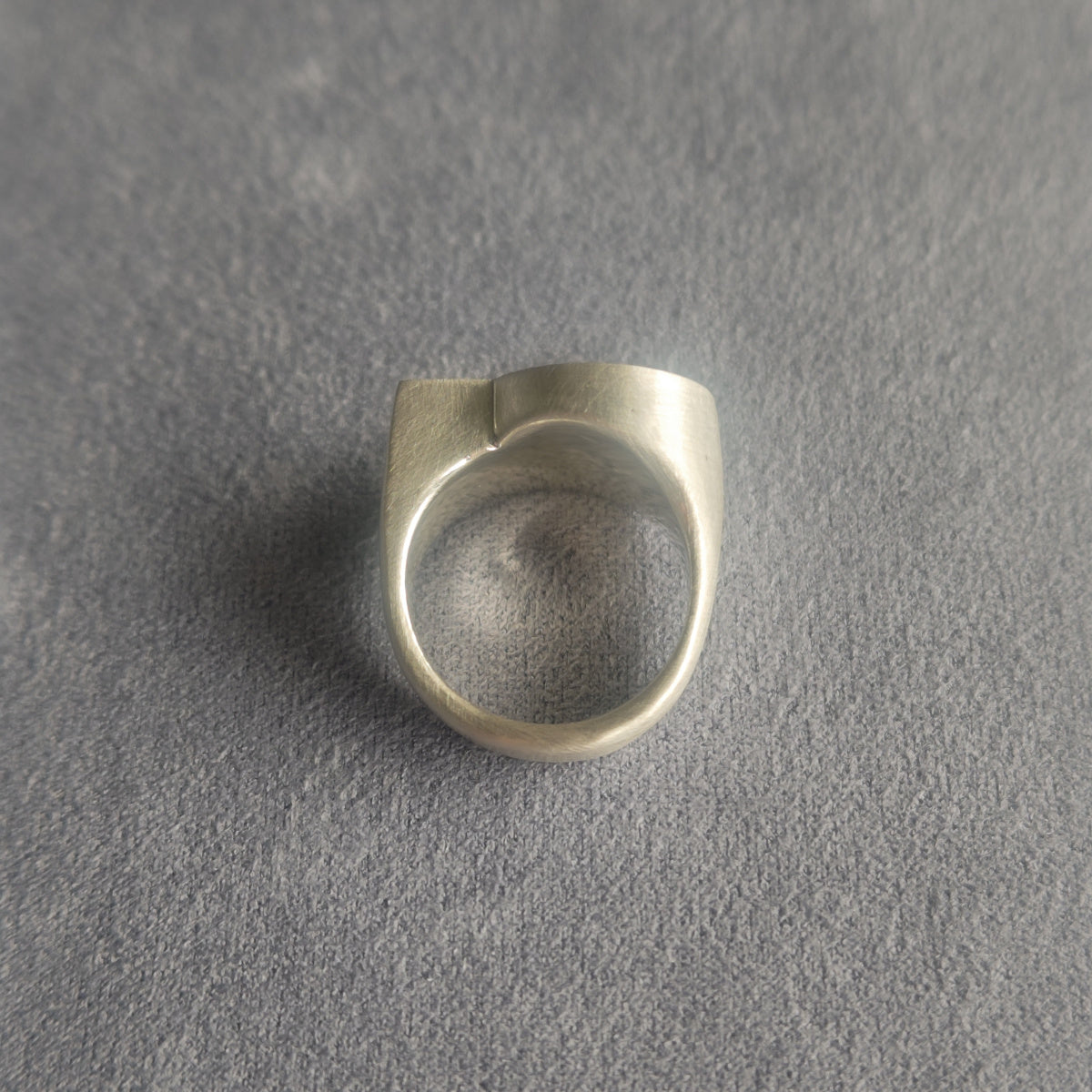 No.0035 Ammonite Signet Ring #9