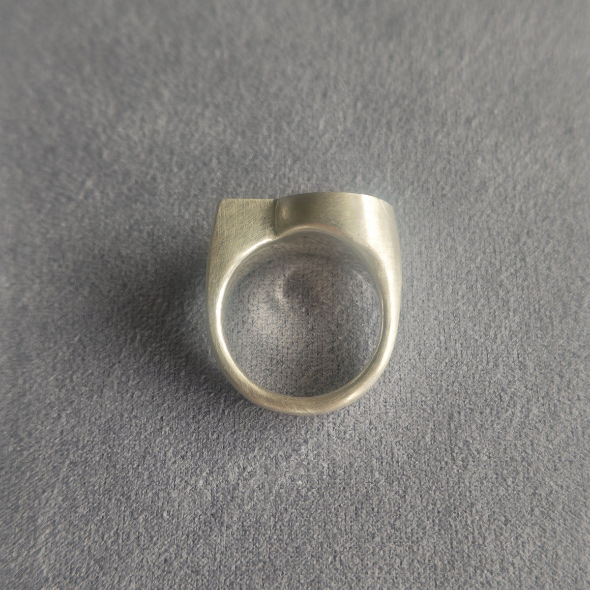 No.0036 Ammonite Signet Ring #10