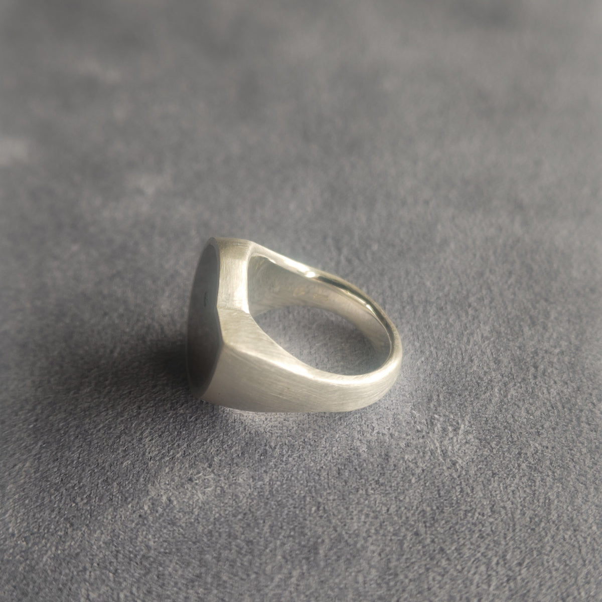 No.0037 Ammonite Signet Ring #11