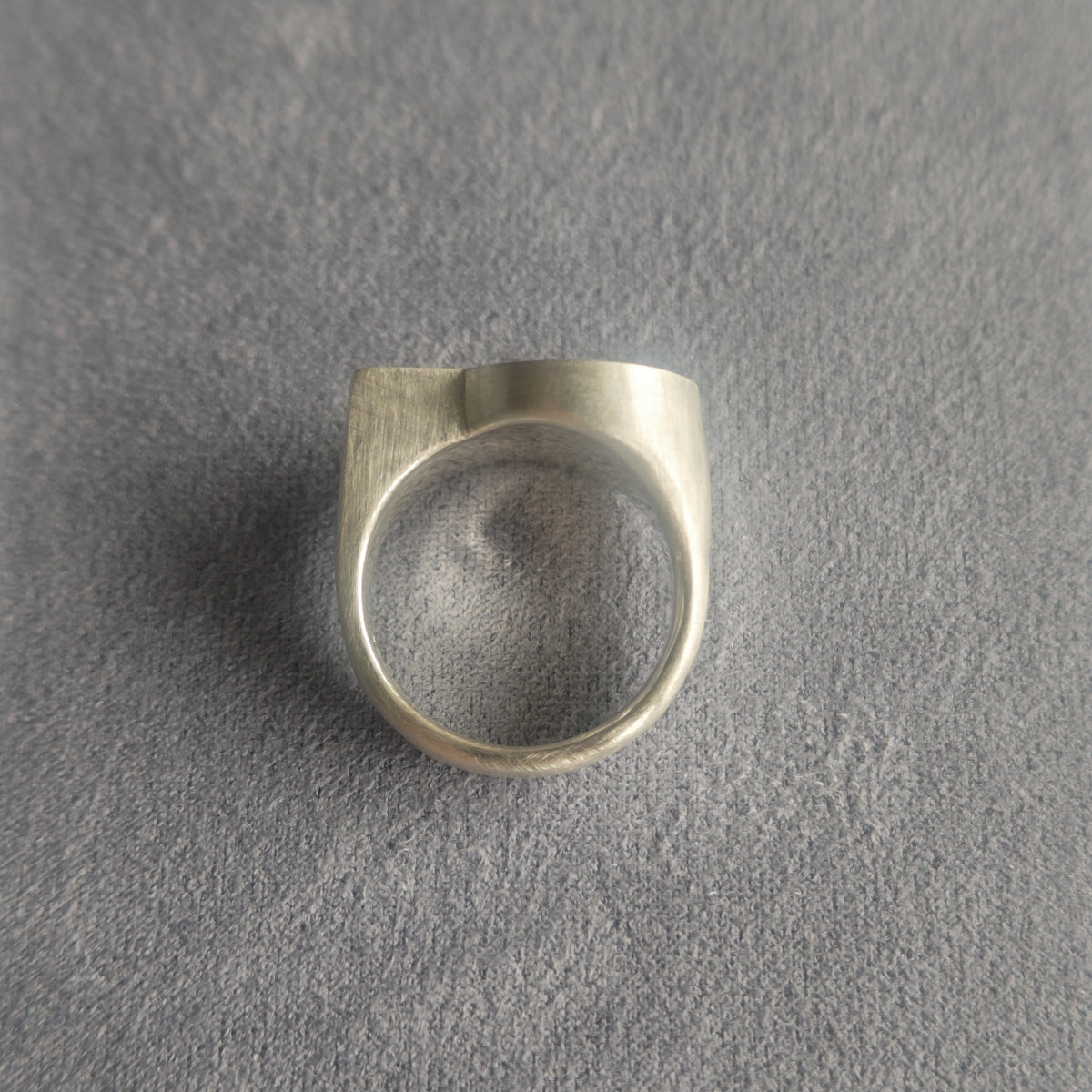 No.0037 Ammonite Signet Ring #11
