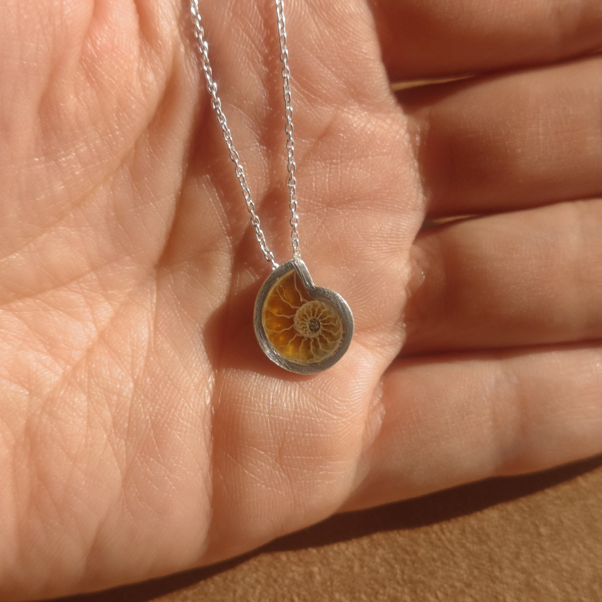 No.0032 Ammonite Necklace - Small